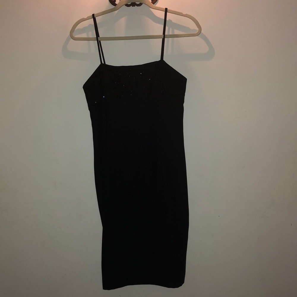 Black cocktail dress